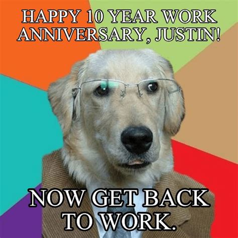 Happy Year Work Anniversary Meme