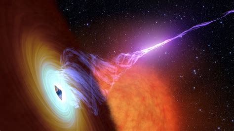 As Black Holes Eat Stars They Shoot Death Rays Of Plasma Into Space