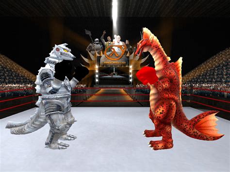 Mecha Godzilla Vs Titanosaurus 1 By Mrhoo1 On Deviantart