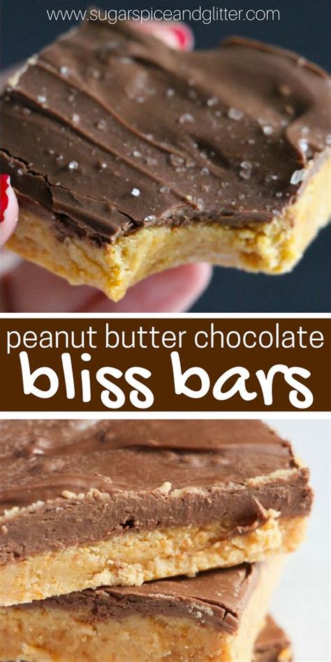 Peanut Butter Bliss Bars Healthy Recipes Breakfast