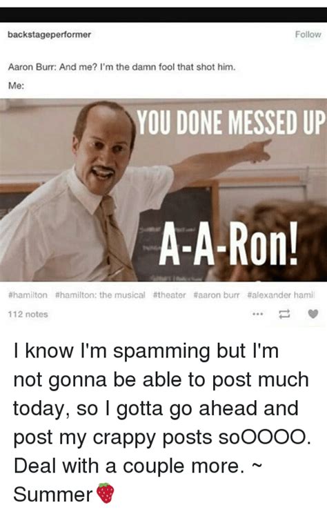 Funny Aaron Burr Memes Of 2017 On Meme Cuntes