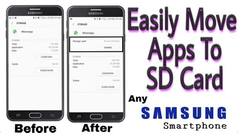 Move an app to sd card in android. How to move apps to sd card on android any Samsung smartphone - YouTube