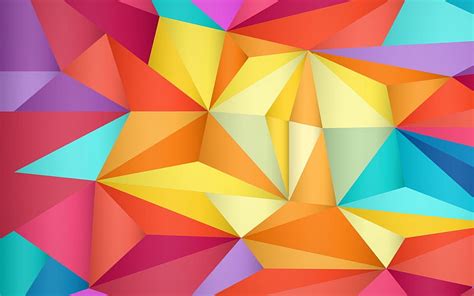 Mosaic Triangles Creative Corners Hd Wallpaper Peakpx