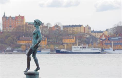Statue Of Naked Woman In Stockholm Stock Photo Image Of Looking Scenic