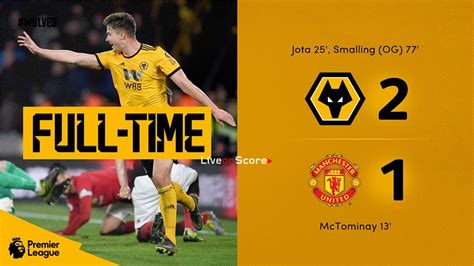 Scott mctominay got united going in the first half but diogo jota and a chris smalling own goal settled the tie for the home side. Wolverhampton Wanderers 2-1 Manchester United Full Highlight Video - Premier League 2019