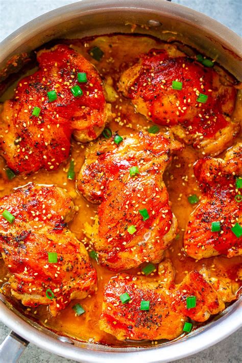 Easy Sweet And Spicy Chicken Asian Inspired Averie Cooks