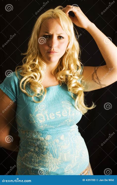 Hmmm Stock Photo Image Of Hair Expression Woman Beauty 439700