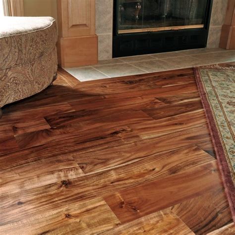 Wood Flooring Classic Acacia Asian Walnut 18x93mm Lacquered Abc Grade