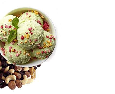 Coconut Fruit And Nut Ice Cream