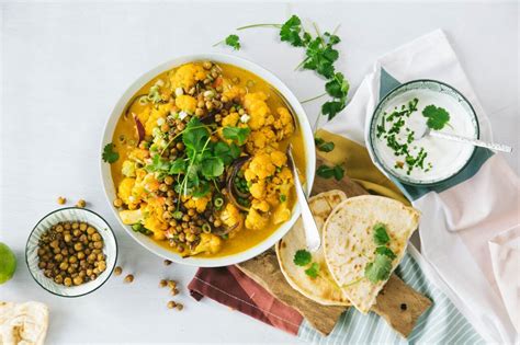 Gele curry van bloemkool Recepten De Hippe Vegetariër
