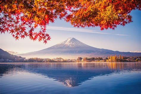 紅葉と富士山 秋の河口湖 山梨の風景 Japan Web Magazine 「日本の風景」 Japan Scene