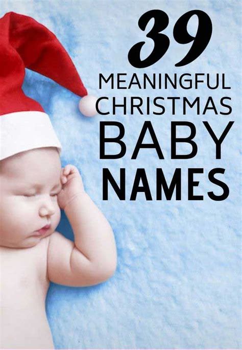 39 Christmas Baby Name Ideas Christmas Baby Names Baby Names Baby