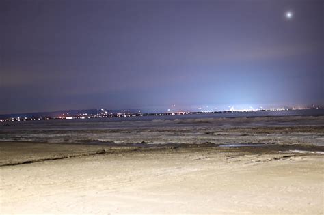 Wasaga Beach The Lights Are From Collingwood Stanley Ip Yyz Weekend