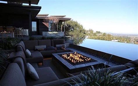 70 Outdoor Fireplace Designs For Men Cool Fire Pit Ideas Outdoor
