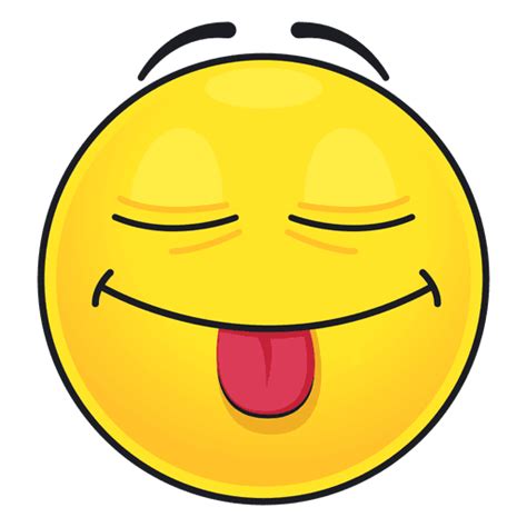 Emoji Emoticon With His Tongue Out Transparent Png Svg Vector File Images