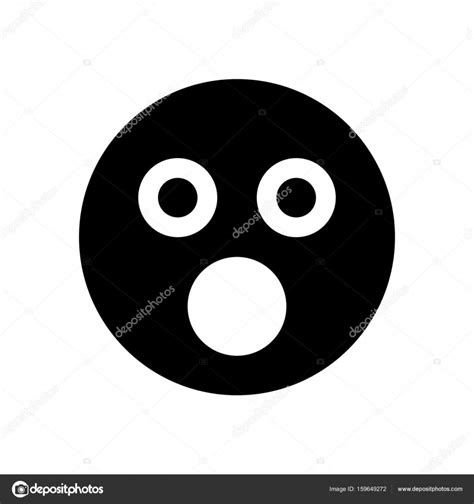 Shocked Emoji Icon — Stock Vector © Get4net 159649272