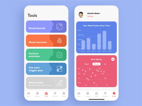 It's one of the best mental health mobile apps present in the market. Mental Health App by Igor Savelev for isavelev on Dribbble