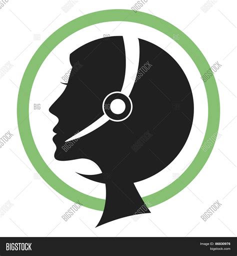 Call Center Assistant Vector And Photo Free Trial Bigstock