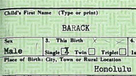 Birther Movement Obama Birth Certificate The New York Times