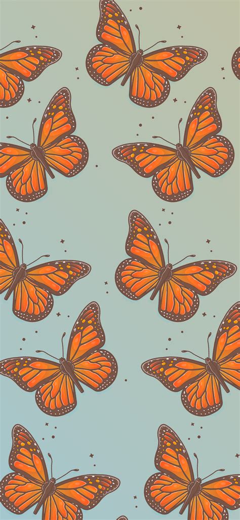 Shop aesthetic patterns on design bundles. Butterfly pattern wallpapers aesthetic | WallpaperiZe ...