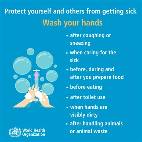 World Health Organization Infographics Wash Your Hands Sign 2