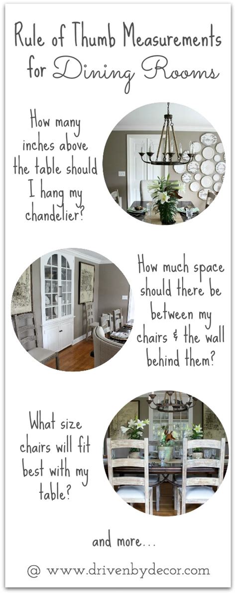 10 + 12 = 22 feet. Decorating Your Dining Room: Must-Have Tips - Driven by Decor