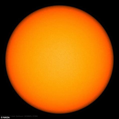 If we compare the sun with the earth, then it is. Number Of Sunspots Dwindling Faster Than Expected, NASA Says - The Global Warming Policy Forum ...