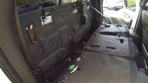 How To Remove The Rear Seat Ford Crew Cab Youtube