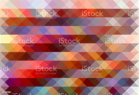 Colorful Triangle Abstract Pixelation Vector Background Image 065 Stock
