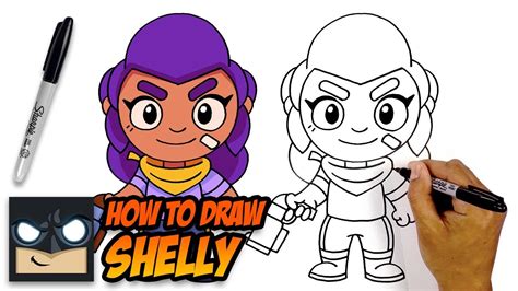 All trademarks, character and/or image used in this article are the. How to Draw Brawl Stars | Shelly (Step-by-Step Tutorial ...
