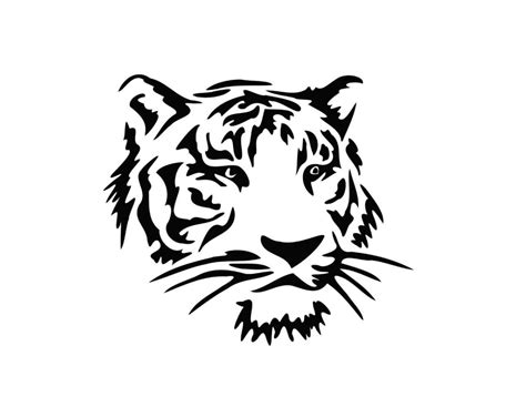 Tiger Face SVG Tiger Eyes Tiger Head Cricut Files SVG Files Etsy
