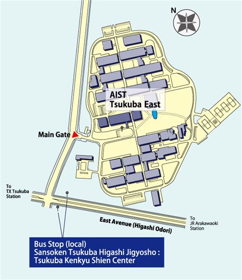 Aisttsukuba East Map