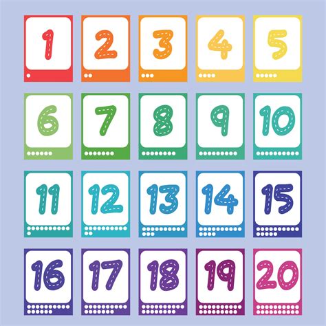 Best Printable Number Flash Cards Printablee Com Id Card Sexiezpicz