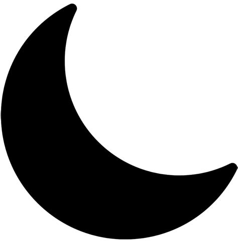 Black Crescent Moon Png Picture Png All
