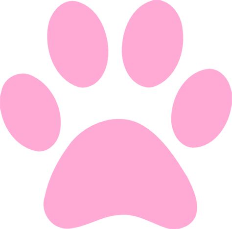 Download High Quality Paw Prints Clip Art Pink Transparent Png Images