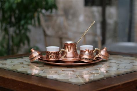 Set Of Handmade Turkish Coffee Sets Serving Gift Turkish Delight