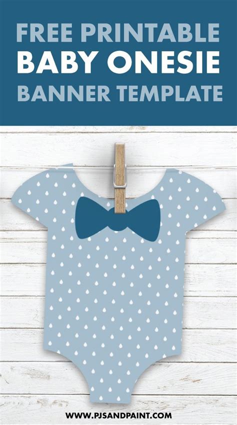 Free Printable Baby Shower Patterns Onesie Template Free Baby