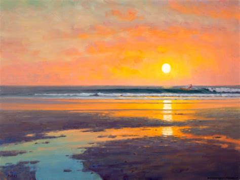 Beach Sunrise Painting Wallpapers Gallery