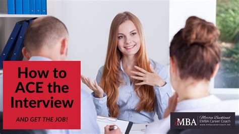 How To Ace The Interview And Get The Job Emba Career Coach