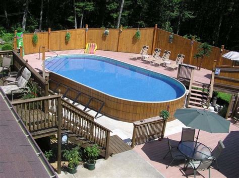 Above Ground Wooden Swimming Pools Traditional Pool