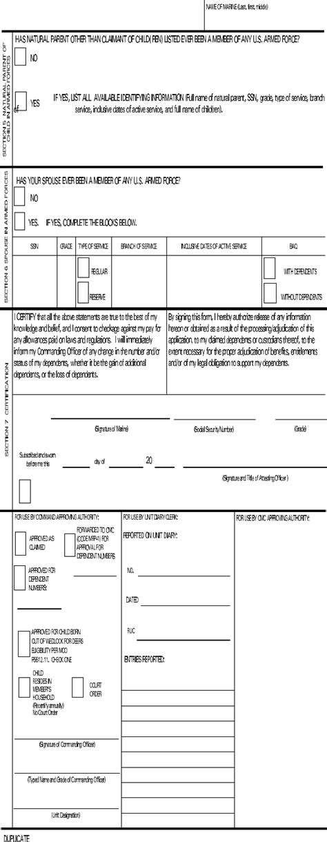 Fill Free Fillable Instructions Navmc 10922 Rev 4 01 Ef