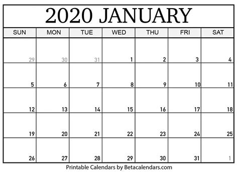 Fill In Calendars ⋆ Calendar For Planning
