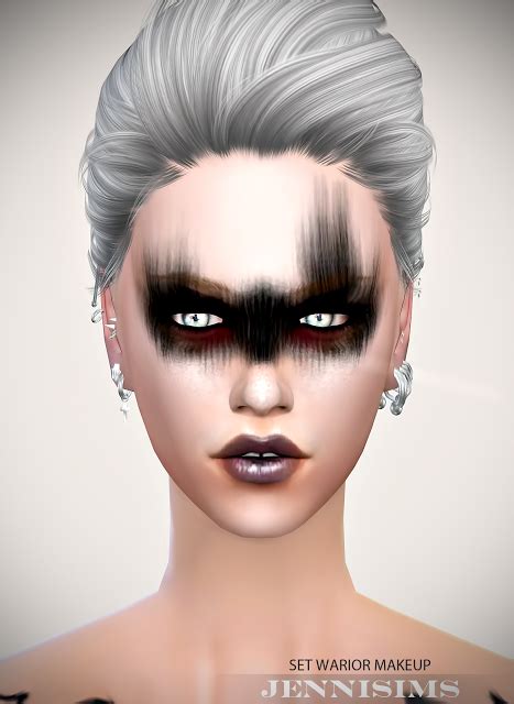 Jennisims Downloads Sims 4makeup Eyeshadow Warior 15 Swatches Male