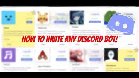 How To Invite Any Discord Bot Working Youtube