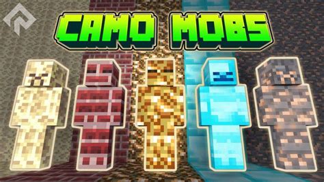 Camo Mobs By Rareloot Minecraft Skin Pack Minecraft Marketplace