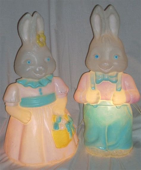 Reserved For Alicia Vintage Empire Easter Lighted Blow Mold Etsy