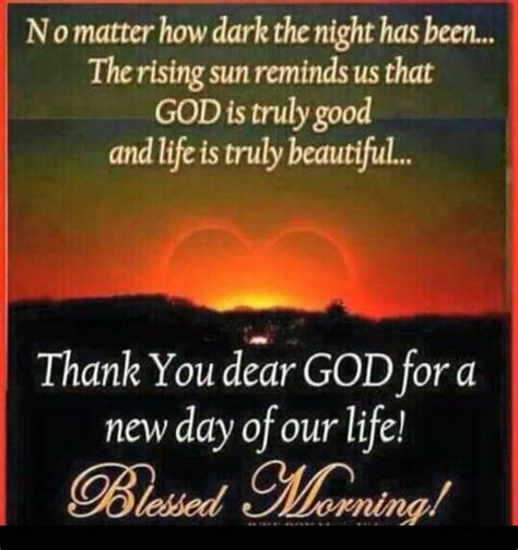 Thank You Dear God For A New Day Of Our Life Blessed Morning Pictures