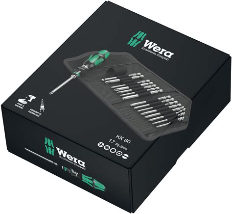 Mip Tools De Profiwerkzeuge WERA Bit Sortiment Kraftform Kompakt 60