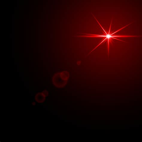 Lens Flare Red Light Effect Glow Illuminated Vector 4939950 Vector Art
