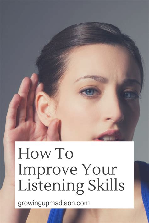 How To Improve Your Listening Skills Annmarie John